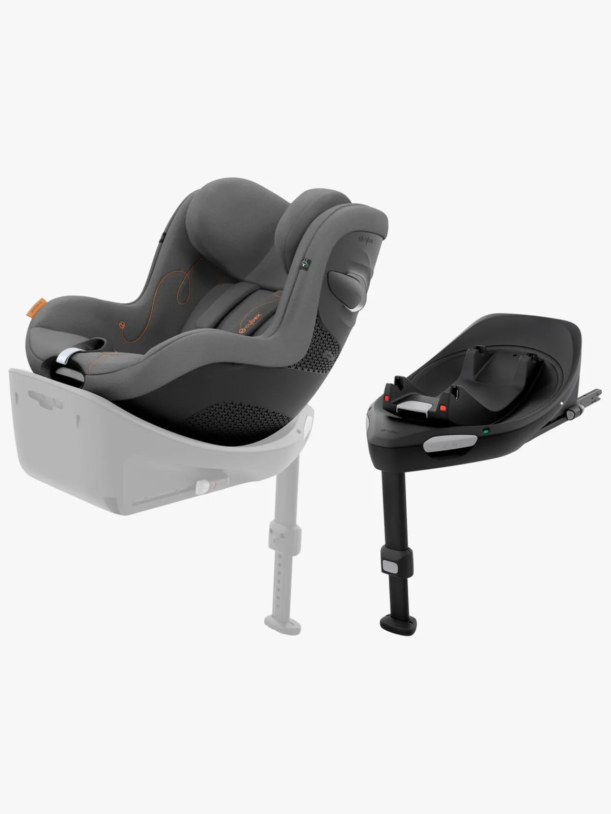 Cybex Sirona G i-Size Autostol inkl. Base G Base, Lava Grey