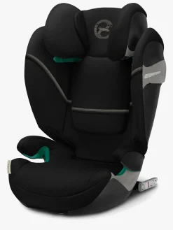 Autostolspakker|Cybex Solution S2 i-Fix Autostol inkl. Beemoo Deluxe Sædebeskytter, Moon Black