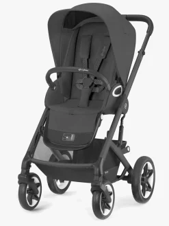 Cybex Vognpakker-TALOS S Lux Duovogn inkl. Aton B2 i-Size Autostol Baby & Base, Moon Black/Black
