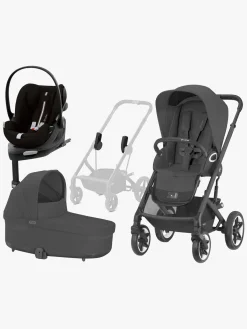 Cybex Duo- & Kombivogne-TALOS S Lux Duovogn inkl. Cloud G Plus & Base, Moon Black/Black