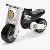 Pedal- & Gåbiler|Dantoy Motorcykel Politi, Sort/Hvid