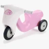 Dantoy Pedal- & Gåbiler-Scooter Gummihjul, Lyserød