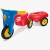 Dantoy Trailer Gummihjul, Rød/Blå