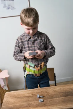 Rolleleg|Dantoy Værktøjsbælte Wood In Gift Box