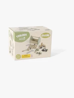 Dantoy Værktøjskasse Wood In Gift Box