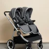 Beemoo DEMOEKSEMPLAR Pro Twin Søskendevogn, Grey