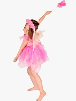 DenGodaFen Den Goda Fen Kostume Fe med Tilbehør 98-104 cm, Pink