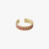 DesignLetters Design Letters Candy Ring Love, Ash Lyserød