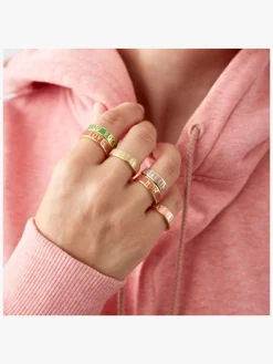 DesignLetters Design Letters Candy Ring Love, Ash Lyserød