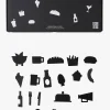 Børn DesignLetters Design Letters Madikoner til Opslagstavle 21 pcs, Sort