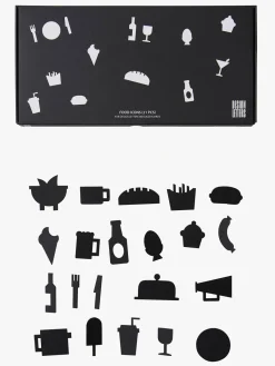 Børn DesignLetters Design Letters Madikoner til Opslagstavle 21 pcs, Sort