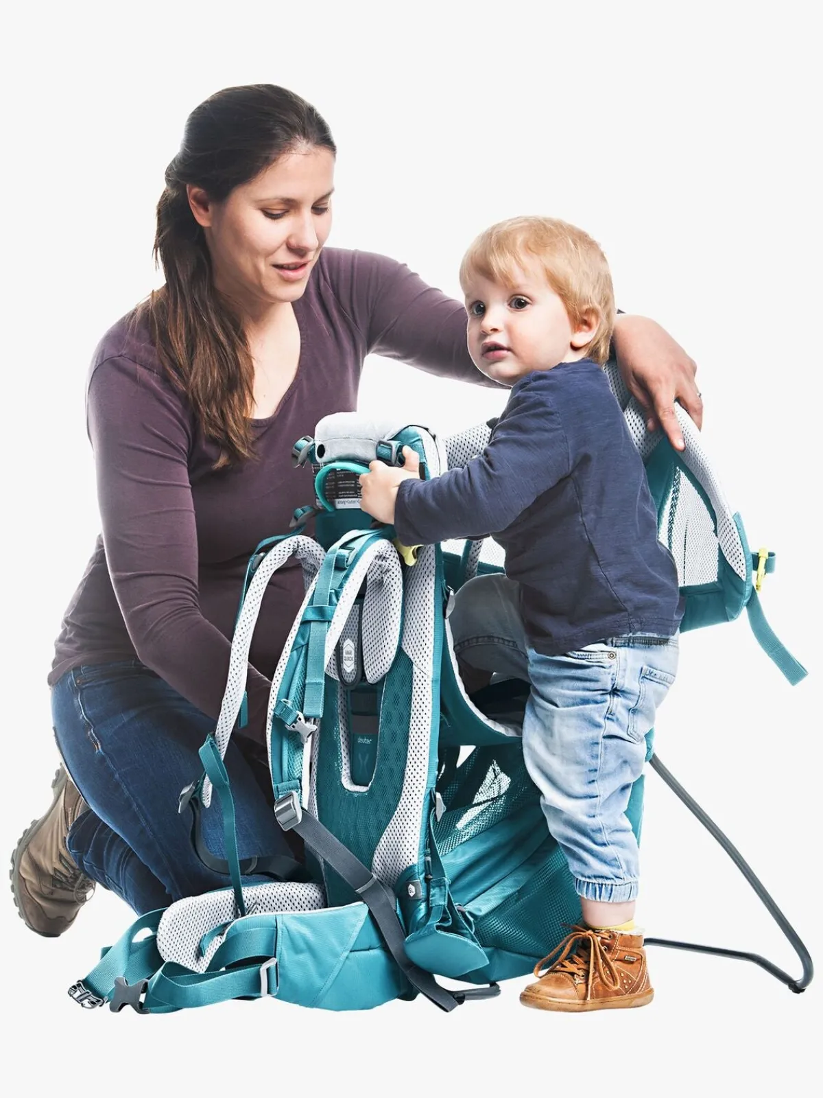 Deuter Bæreseler, Strækvikler & Bærestole-Kid Comfort Active SL Bærestol, Denim