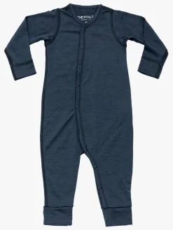 Børn Devold Breeze Merino Heldragt Baby, Night