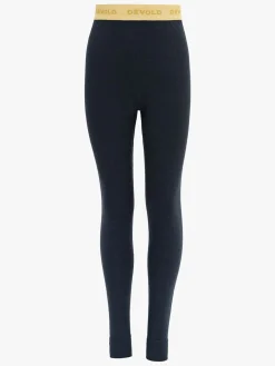 Undertøj|Uldtøj|Devold EXPEDITION MERINO SILK LONGS JR Lange Underbukser, Ink