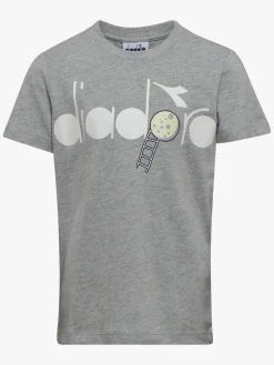 Børn Diadora Overdele-T-Shirt, Grey Melange