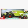 DickieToys Legetøjsbiler & -Fartøjer-Dickie Toys CLAAS Traktor med Anhænger