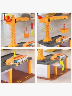 DickieToys Dickie Toys Volvo Parkeringshus med Byggekøretøjerer