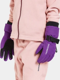 Børn Didriksons Tilbehør|Vintertøj-Biggles Handsker, Royal Purple