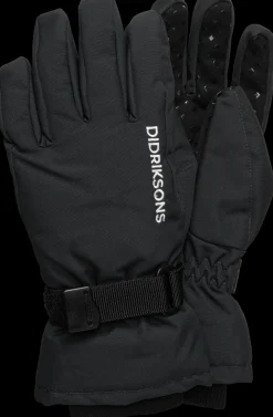 Børn Didriksons Tilbehør|Vintertøj-Biggles Handsker, Black