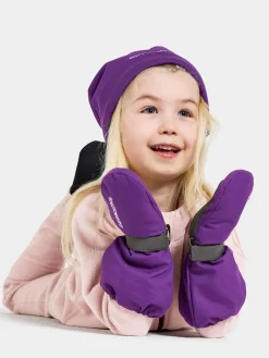 Børn Didriksons Tilbehør|Vintertøj-Biggles Vanter, Royal Purple