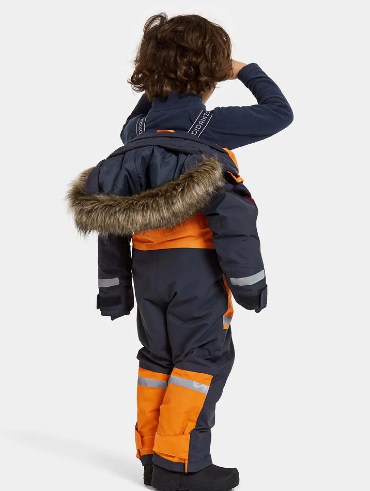 Flyverdragter|Didriksons Bjärven Flyverdragt, Orange Jam Rød/Blå/Orange