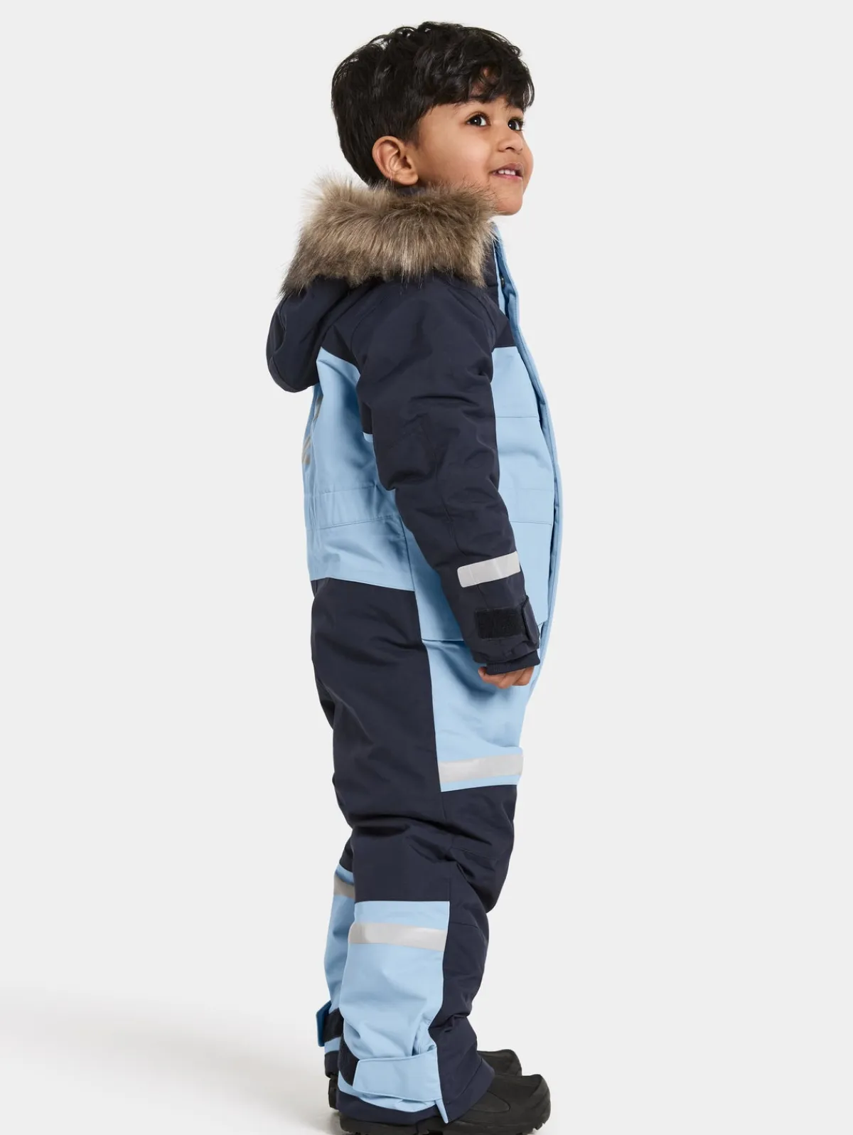 Børn Didriksons Overtøj-Bjärven Flyverdragt, Cloud Blue