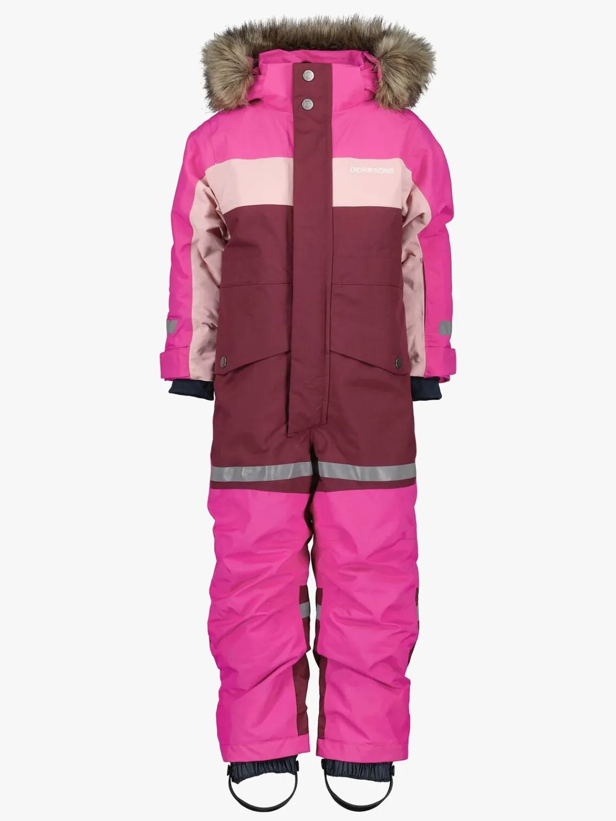 Børn Didriksons Flyverdragter|Overtøj-Bjärven Flyverdragt, Plastic Pink