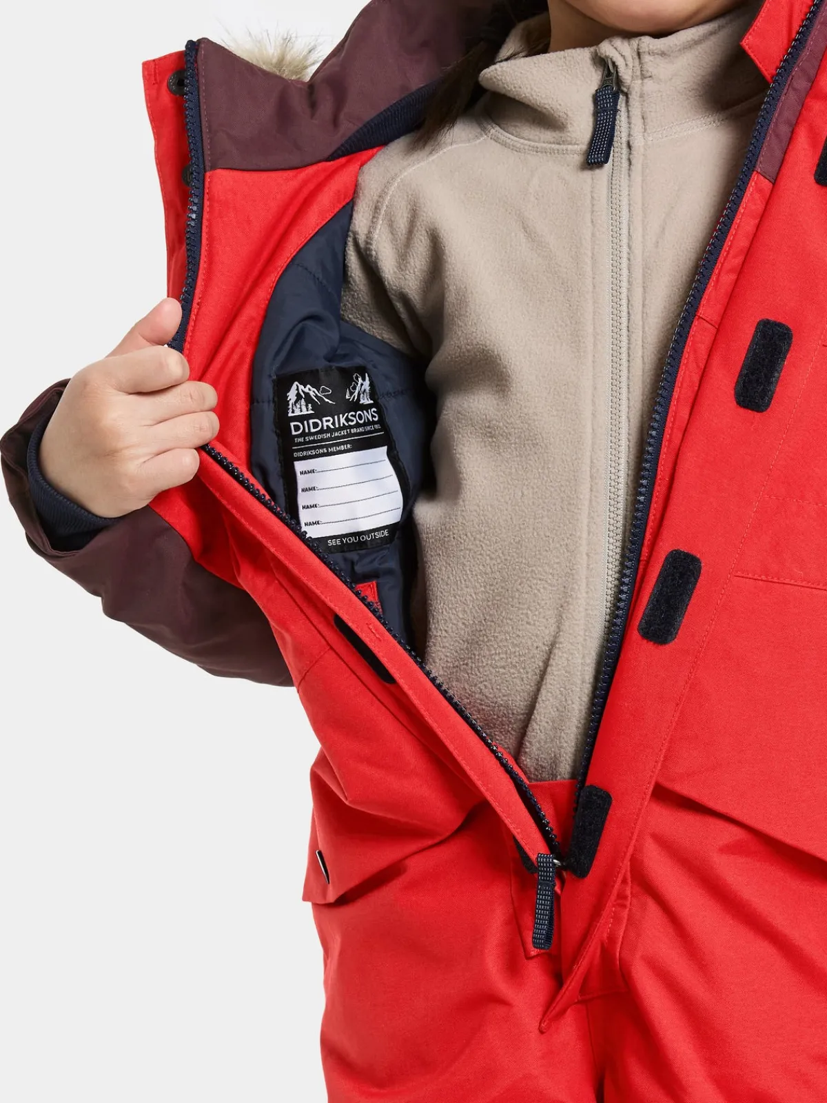 Flyverdragter|Overtøj|Didriksons Bjärven Flyverdragt, Pomme Red