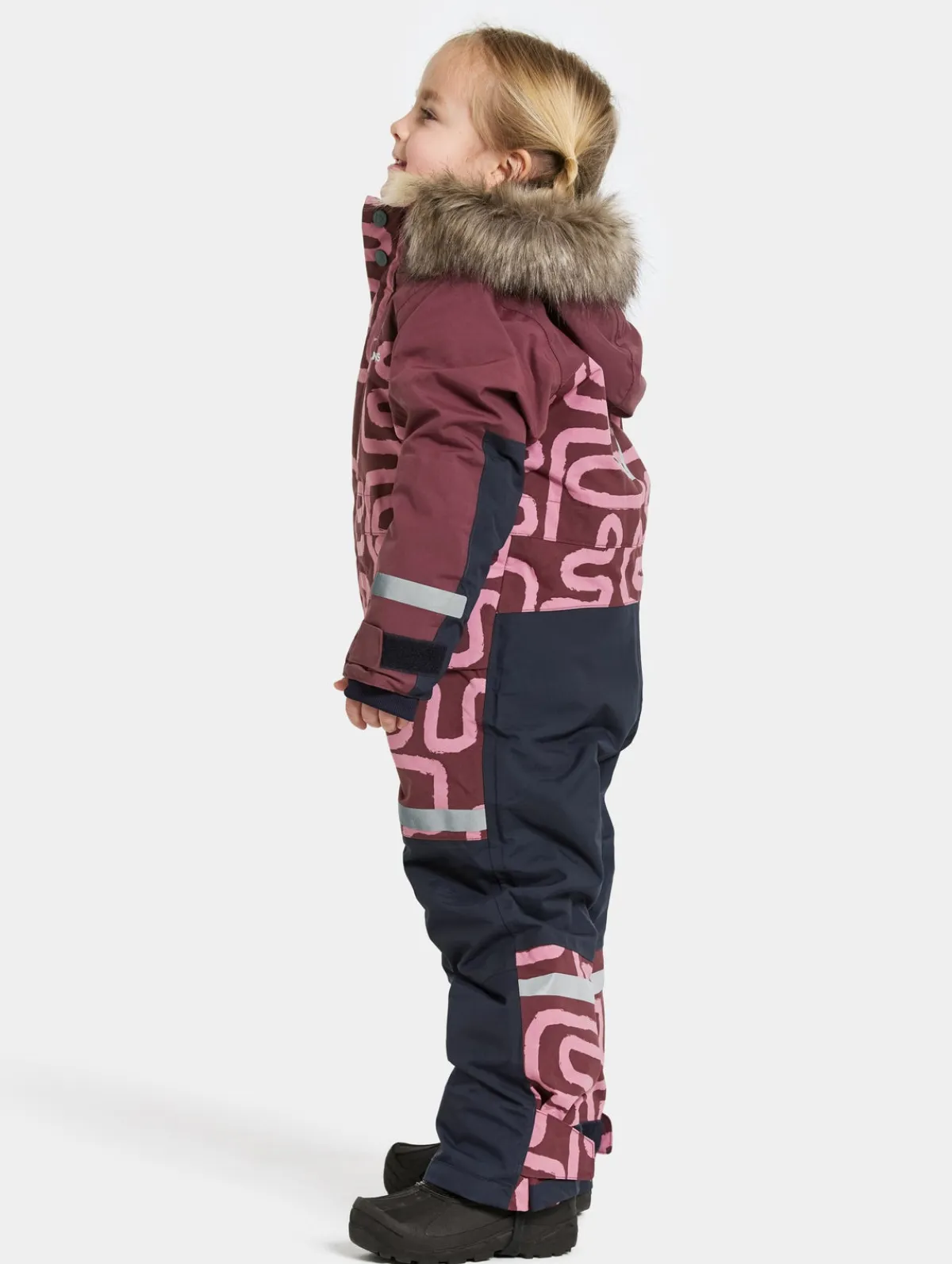 Børn Didriksons Bjärven Flyverdragt, Path S Pink