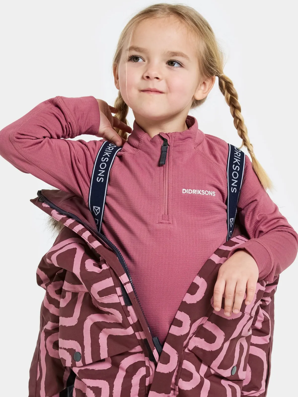 Børn Didriksons Bjärven Flyverdragt, Path S Pink