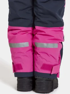 Børn Didriksons Termotøj|Vintertøj-Bjärven Overtræksbukser, Plastic Pink