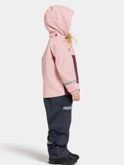 Overtøj|Didriksons Bladet Skaljakke, Dusty Pink Lilla/Lyserød
