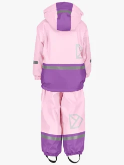 Regntøj|Didriksons Boardman Foret Regnsæt, Tulip Purple Lilla/Lyserød