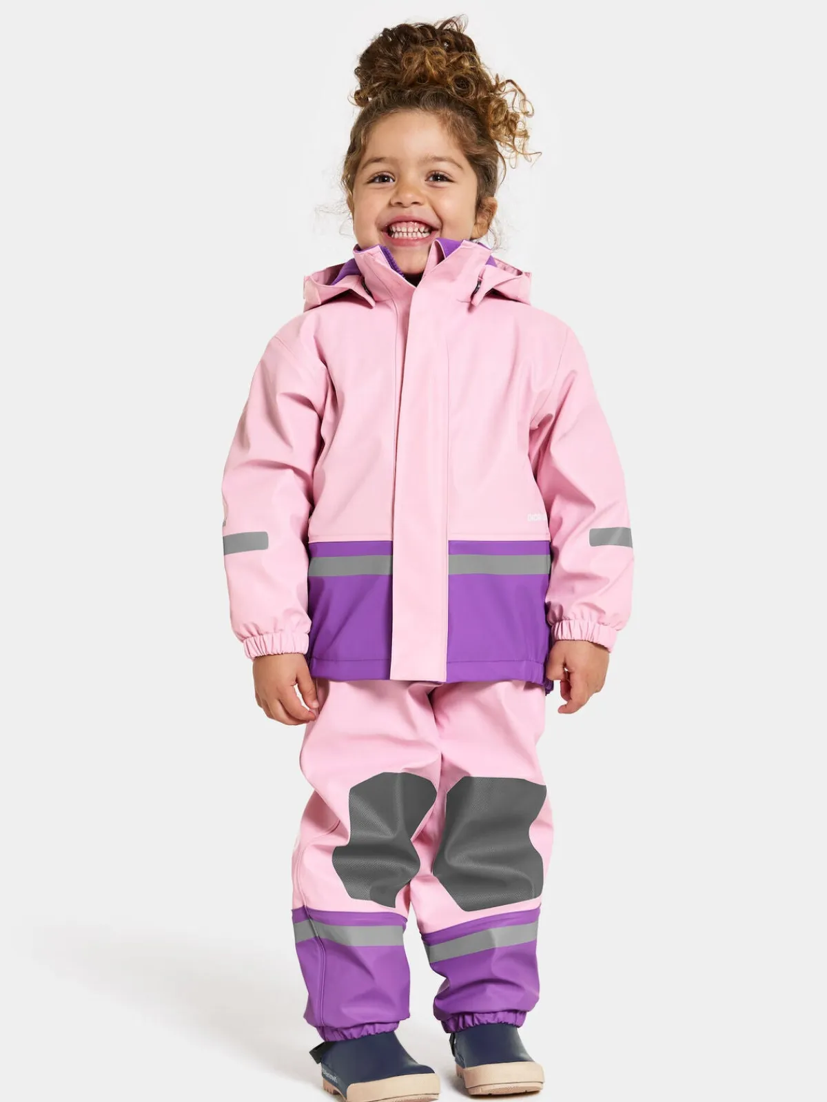 Regntøj|Didriksons Boardman Foret Regnsæt, Tulip Purple Lilla/Lyserød