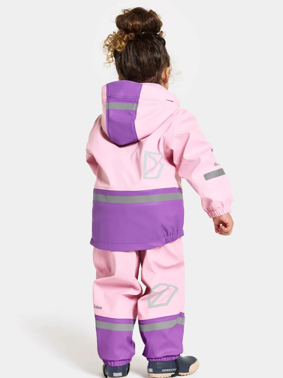 Regntøj|Didriksons Boardman Foret Regnsæt, Tulip Purple Lilla/Lyserød