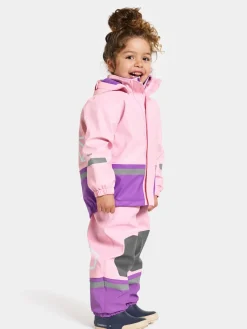 Regntøj|Didriksons Boardman Foret Regnsæt, Tulip Purple Lilla/Lyserød