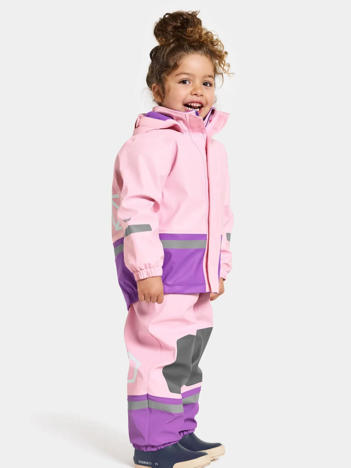 Regntøj|Didriksons Boardman Foret Regnsæt, Tulip Purple Lilla/Lyserød
