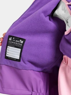 Regntøj|Didriksons Boardman Foret Regnsæt, Tulip Purple Lilla/Lyserød