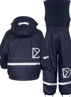 Børn Didriksons Boardman Foret Regnsæt, Navy