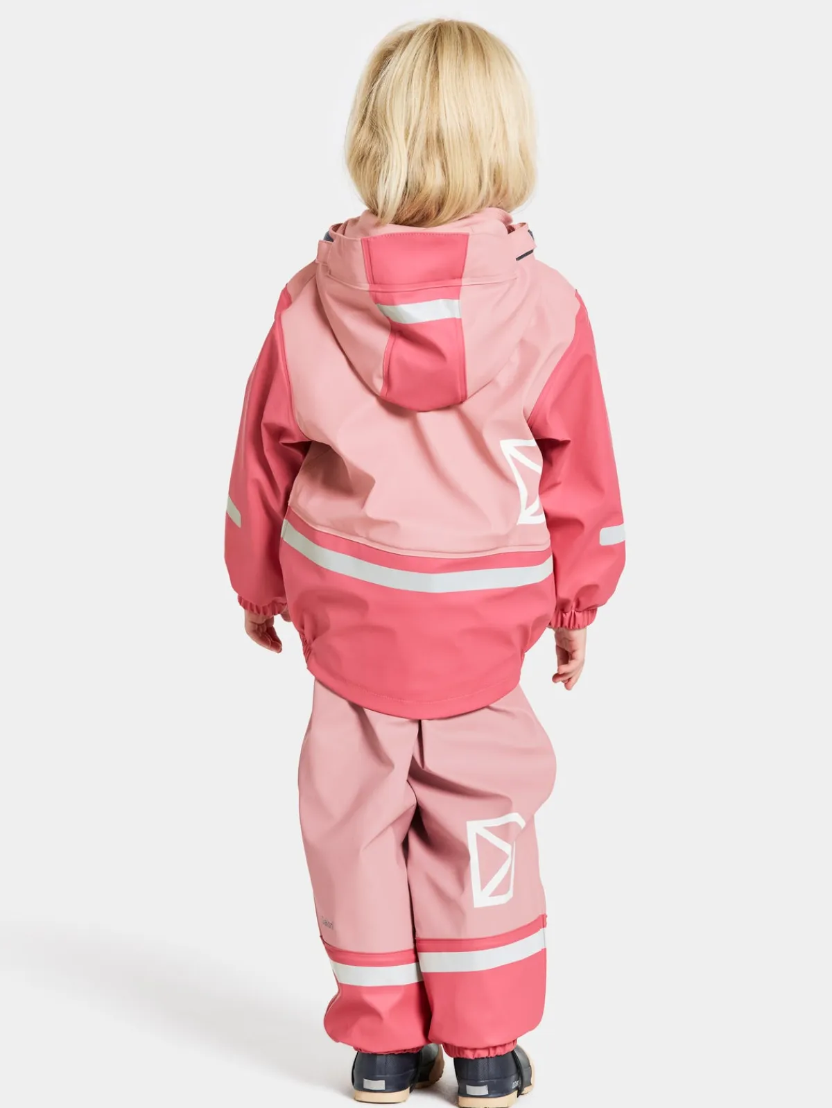 Børn Didriksons Regntøj-Boardman Foret Regnsæt, Soft Pink