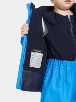 Regntøj|Didriksons Boardman Foret Regnsæt, Sharp Blue Blå