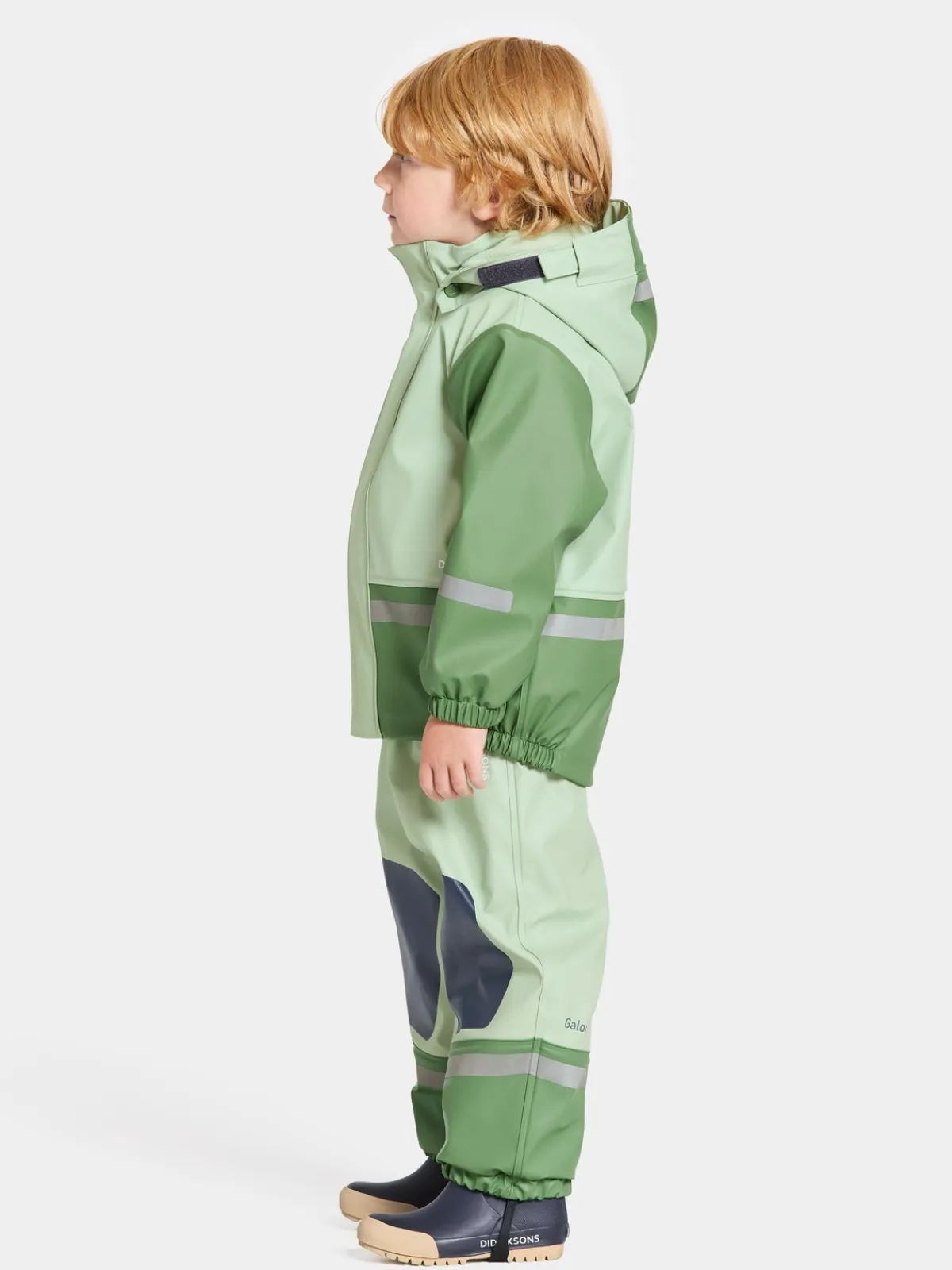 Børn Didriksons Boardman Foret Regnsæt, Light Algae Green