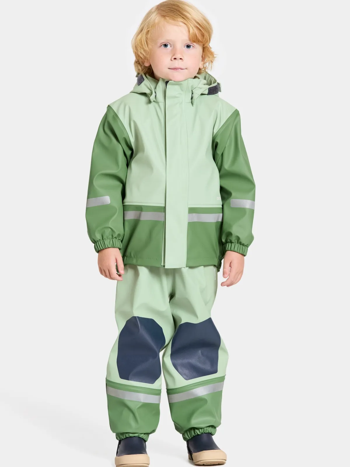 Børn Didriksons Boardman Foret Regnsæt, Light Algae Green