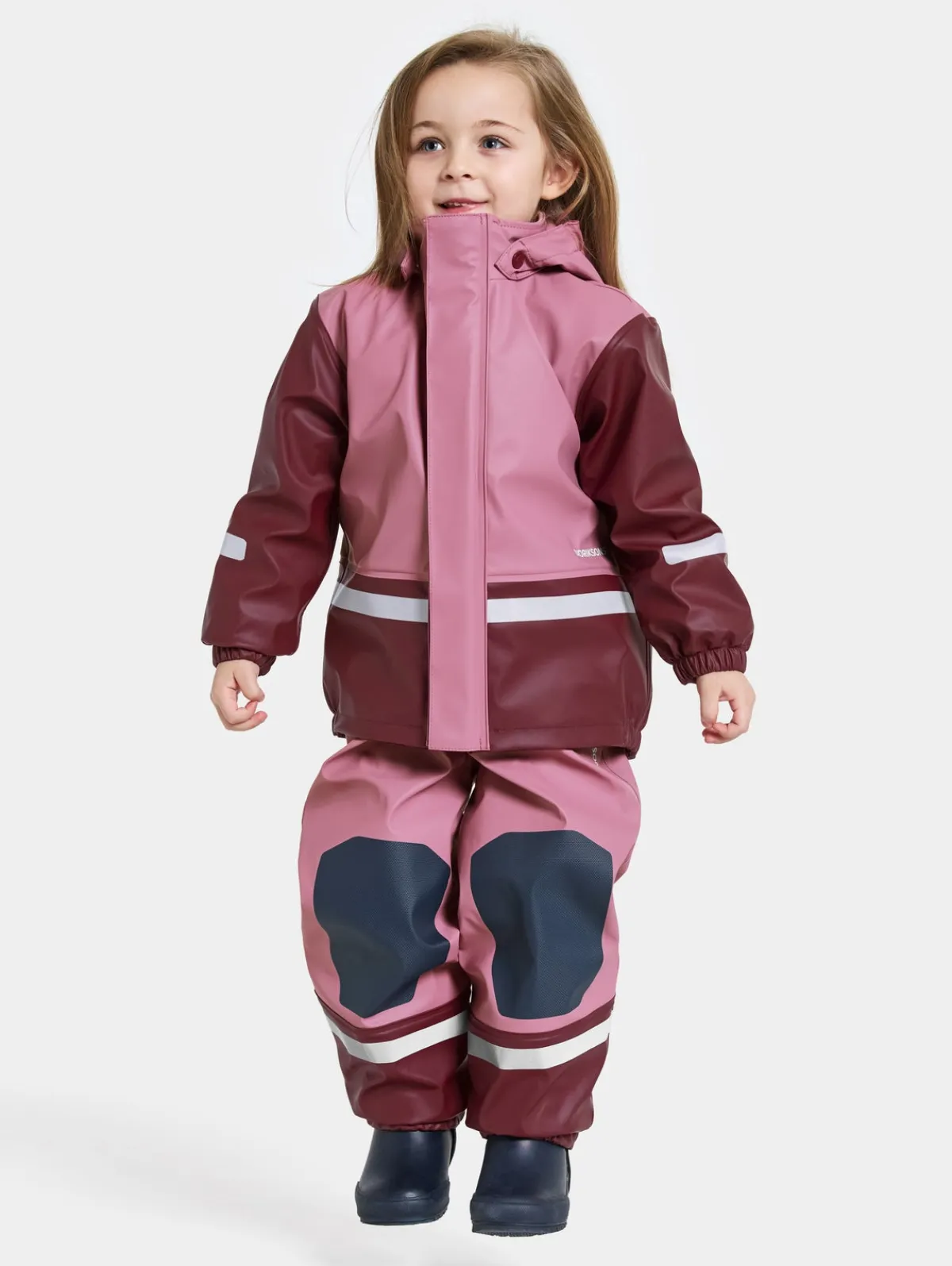 Regntøj|Didriksons Boardman Foret Regnsæt, Heather Pink