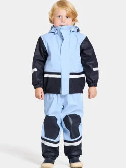 Børn Didriksons Regntøj-Boardman Foret Regnsæt, Light Sea Blue