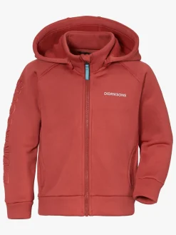 Børn Didriksons Corin Powerstretch Trøje, Baked Pink