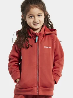 Børn Didriksons Corin Powerstretch Trøje, Baked Pink
