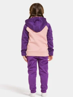 Børn Didriksons Fleecetøj-Corin Powerstretch Jakke, Dusty Pink