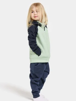 Fleecetøj|Didriksons Corin Powerstretch Jakke, Pale Mint Grøn/Blå
