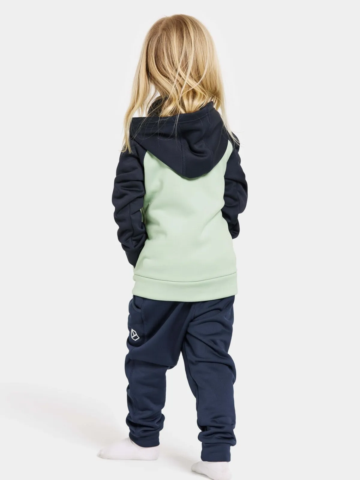 Fleecetøj|Didriksons Corin Powerstretch Jakke, Pale Mint Grøn/Blå